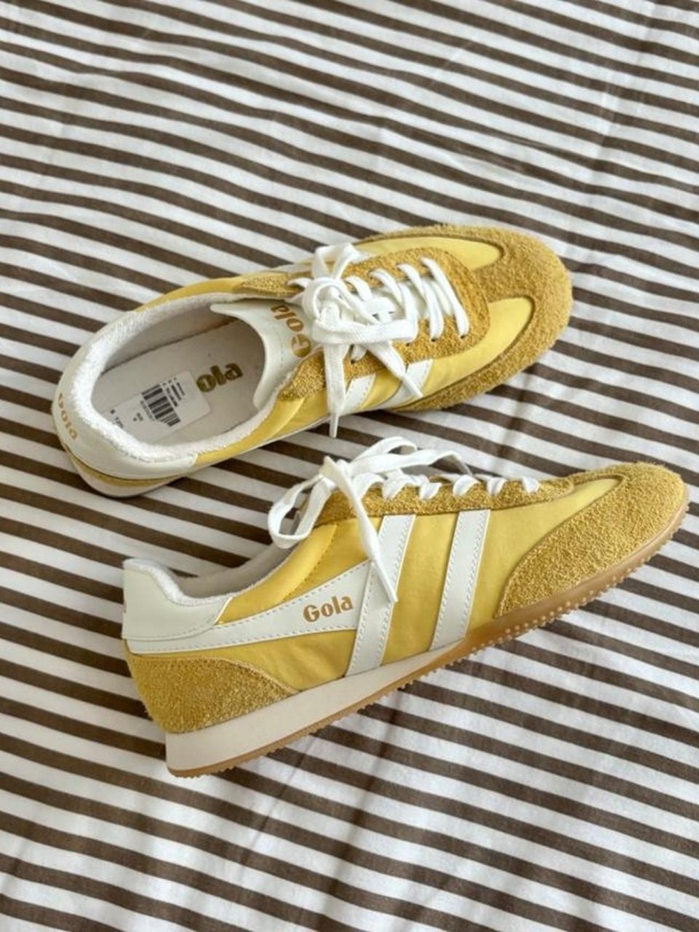 Gola Yellow & White Sneakers